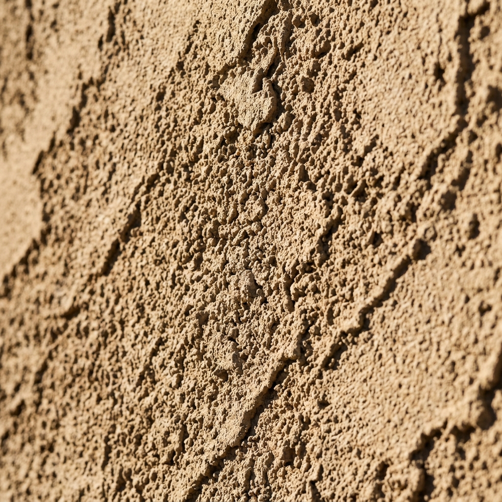 Textura aplicada em fachada residencial
