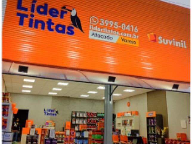 Fachada da Loja Retiro da Líder Tintas em Nova Contagem